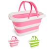 XXFLOWER Large Collapsible Bucket for Cleaning, 4.2 Gallon (16L) Silicone