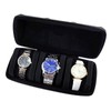 XUNQUCOM 3 Slot Watch Travel Case with Sponge Cushion Portable