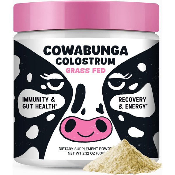 Cowabunga Colostrum - Premium, Pure & Unaltered Colostrum Powder Supplement