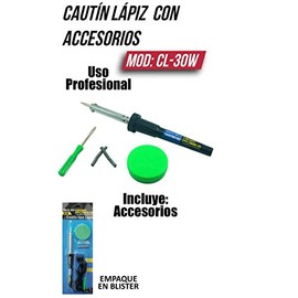 Cautín tipo lápiz con accesorios. Uso Profesional. Incluye Accesorios. Marca High Power                                                               
