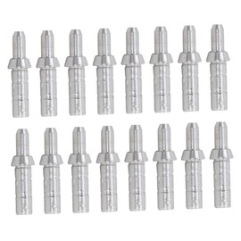 Sosoport 40pcs Nock Accessories Aluminum Tails Shafts 4.2mm Inner Diameter for Bow Hunting