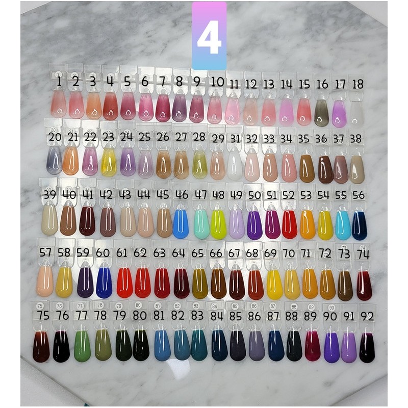 Basic one color tip (10 pieces) Colorful restaurant - long