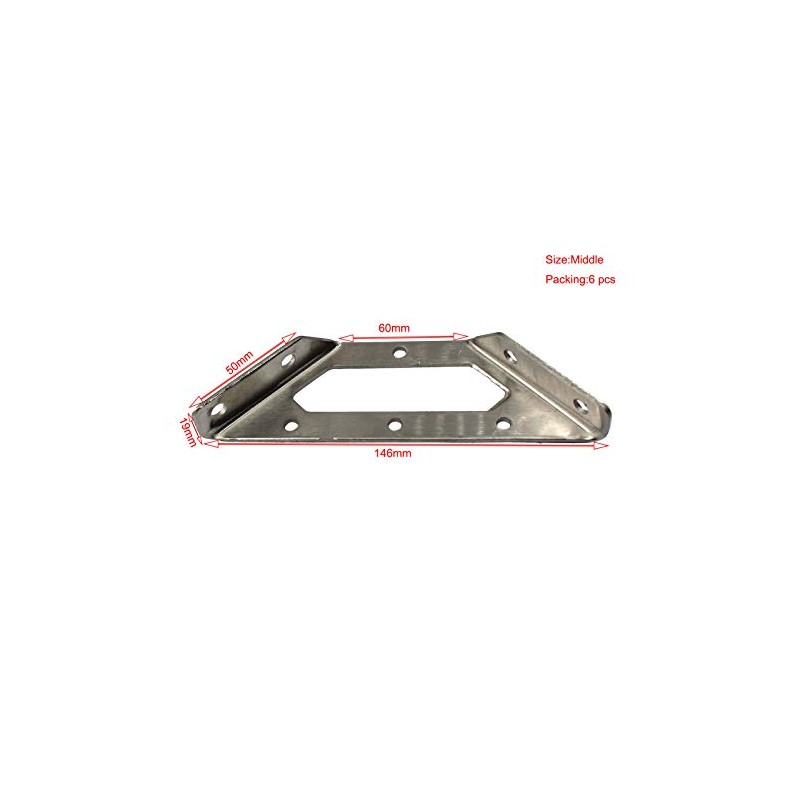 304 Stainless Steel multifuctional Corner Bracket Heavy Duty Triangle Bracket