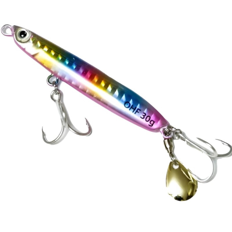 OHF Metal Jig Set Flounder, Jigging, Surf, Set of 5,