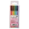 Marvy Uchida LePen Micro-Fine Point Pen, Pastel, 6 Per Pack,