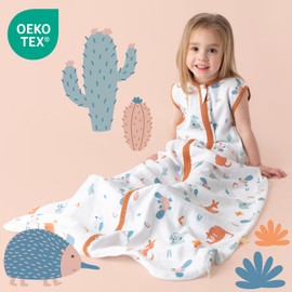 Schlummersack Sleeping Bag Summer 0.5 Tog Thin Bamboo Muslin Summer Sleeping Bag Thin Summer Sleeping Bag 0 5 Tog Sleeping Bag Summer Unlined Various Sizes and Designs / Colours, Kangaroo