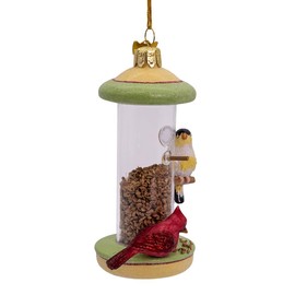 Kurt Adler 4.5-inch Noble Gems™ Bird Feeder Ornament