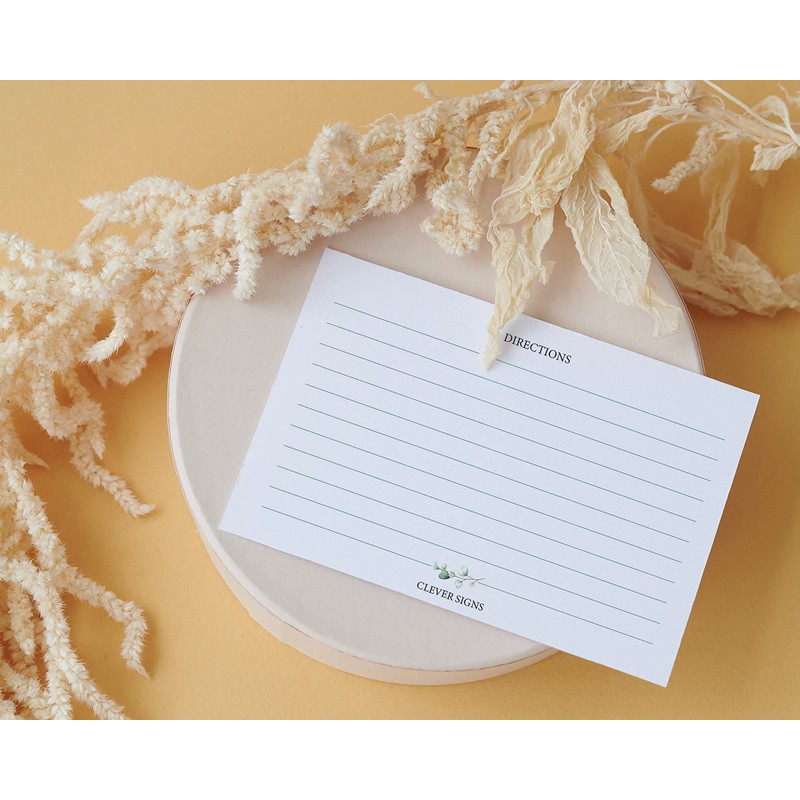 Recipe Cards, Recipe Cards 4x6 White, 4x6 Recipe Cards Double