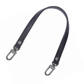 AAStraps Wristlet Strap, Genuine Leather KeyChain Hand wrist Strap for Clutch Wallet Cellphone Key with Golden Lock (15 BlackC suit)