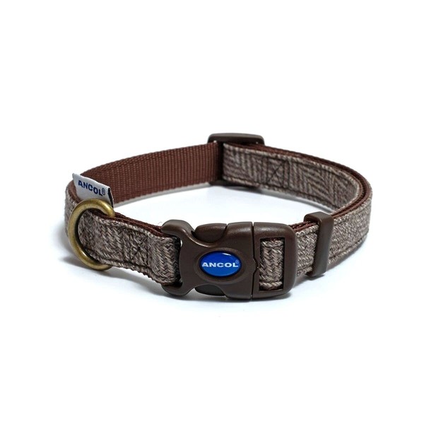 Ancol Country Herringbone Adjustable collar 20-30cm, Brown
