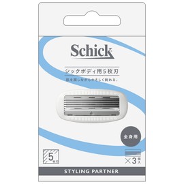 Schick 5-Blade Replacement Blade for Body (3 Pieces)