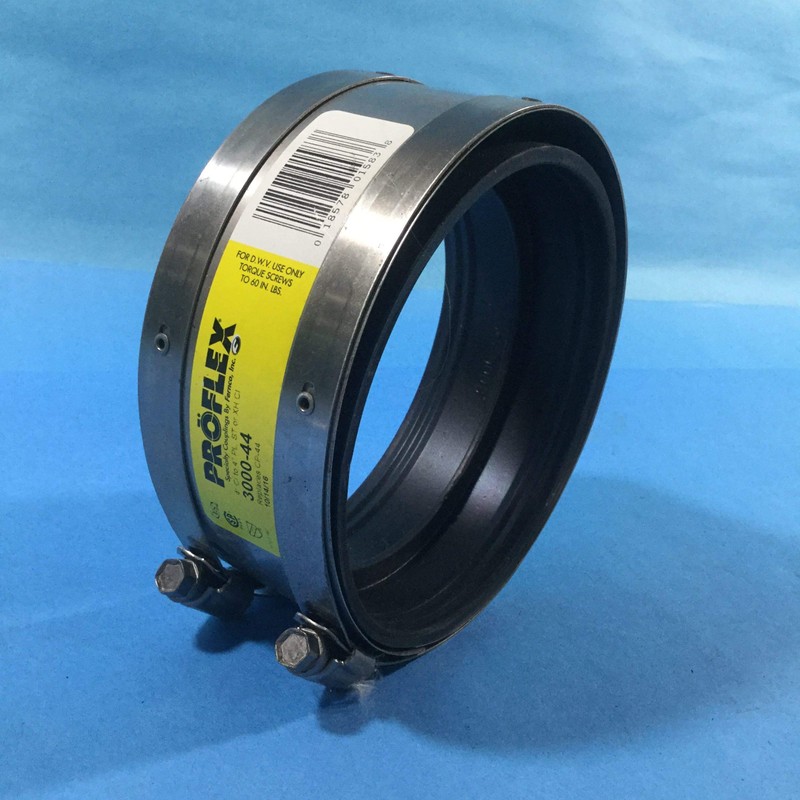 Fernco Proflex 4 x 4 in. Cast Iron x Plastic