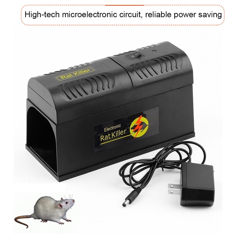 Electric Rat Trap Mouse Killer Intelligent High Voltage Trigger Indoor