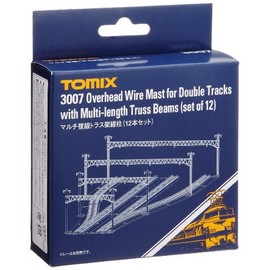 TOMIX N gauge multi 架線 Duplication Trusses, Post, Set of 3007 Railroad Model Supplies