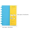 A5 Mushroom Hole Binder Refillable Writing Paper Notebook School Supplies(Light