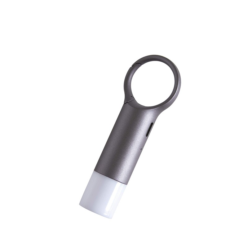 Lexon - Nomady フラッシュLED警告ライト カラビナフック付き ダークグレー