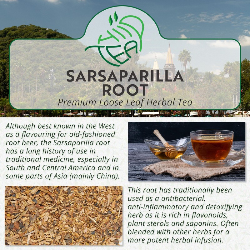 Sarsaparilla Root Loose Herbal Tea – Mexican Smilax Ornata –