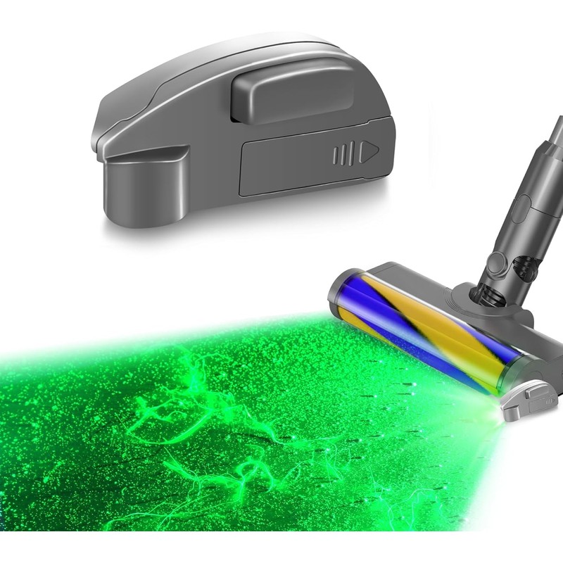 Tewisefaok Vacuum Cleaner Dust Display LED Lamp Compatible with Dyson