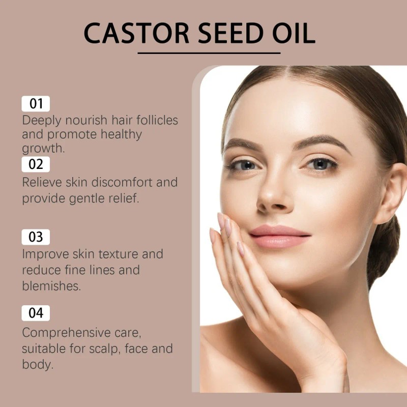 Cuidado De La Piel: Aceite De Ricino, Nutritivo, Hidratante