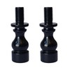 1 Inch Lamp Shade Risers Black 2-Pack, 1/4-27 Threaded Lamp