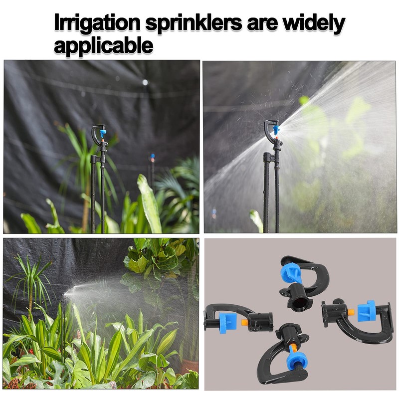 OUKENS Sprinkler Heads, 30-Piece ABS Material G Type 180 Degree