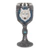 Nemesis Now Ghost Wolf 10cm Resin Goblet with Stainless Steel