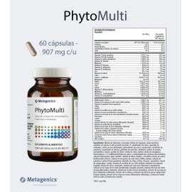 Metagenics Phytomulti Suplemento Fitonutrientes Y Vitaminas Sin Sabor                                                                                 