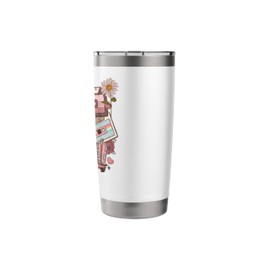 Vintage Cassette Tapes Wildflower Western Music Country Boot Stainless Steel Insulated Tumbler