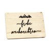Tür-Schild Frohe Weihnachten aus Holz – Weihnachtsschild mit 3D Schrift