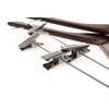 Quality Wooden Skirt Hangers with Clips Smooth Solid Wood Pants