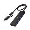 oditton USB C Hub, Streamlined Plug and Play Solution, Featuring
