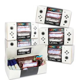 Shescrzionu Video Game Party Favors Boxes 12 PCS-Perfect Party Favor Boxes with Window,Game On Birthday Decorations Video Game Birthday Decorations,Game Bags,Video Game Gifts Aa04