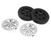 4 Pcs Suitcase Replacement Wheels Silent Rolling Universal Luggage Wheels