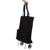 Portable Folding Shopping Cart with Wheels - Multi-Functional Storage Bag,