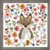 Design Works Crafts Watercolor Fox Counted Cross Stitch Kit