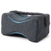 Memory Foam Knee Pillow for Side Sleepers with Dual-Sided Elastic