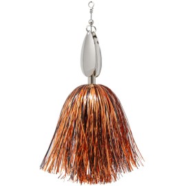 Tooth Shield Tackle The 308 Musky Bucktail Muskie Pike Double 8 Inline Spinner Musky Lures Baits Tackle (Copperfest)