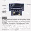 Car Temperature Dashboard Clock,Car Digital Clock Alarm Thermometer LED Clocks