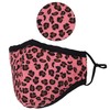 Washable Reusable 3 Layers Cotton Cloth - Pink - Leopard