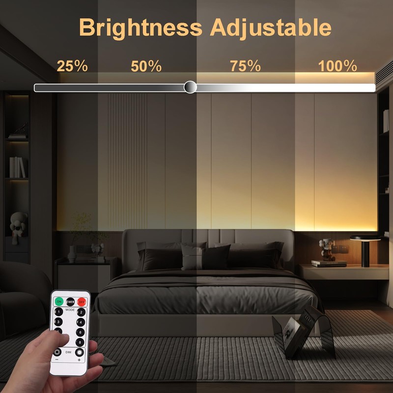 echosari 2 PCS Strip Lights Battery Operated, 9.8Ft 90 LED