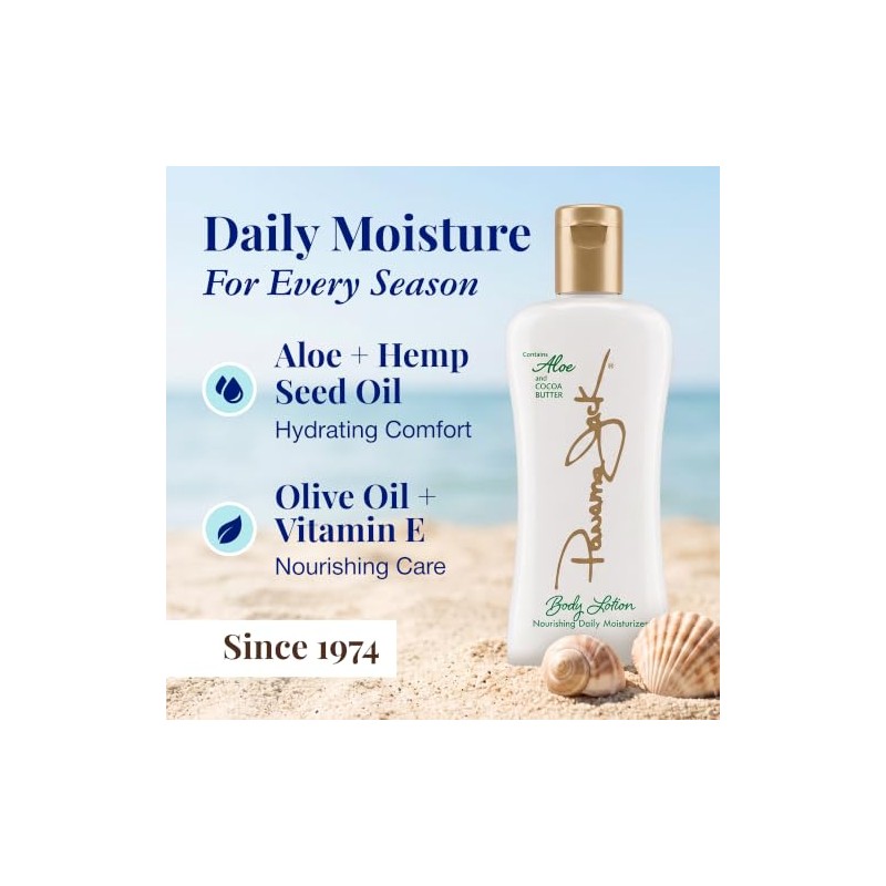 Panama Jack Aloe Moisturizer Lotion - After Sun Daily Skincare,