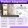 8 Packs W11366418 Refrigerator Freezer Door Handle Mounting Set Screw,