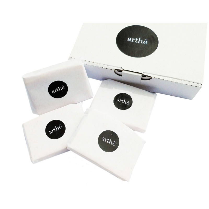 KIT 4 JABONES ARTESANALES en BARRA NEUTRO LAVANDA