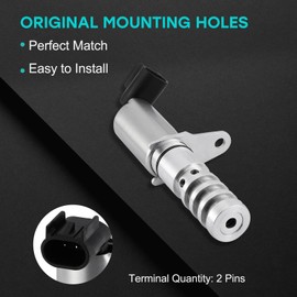 AULINK 917-010 12615873 12602516 Exhaust Camshaft Position Actuator Solenoid Variable Valve Timing VVT Solenoid For Chevy Trailblazer Colorado GMC Envoy Canyon Buick Rainier Isuzu Hummer H3 8125680780