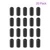 DMiotech 20pcs 6mm Inner Diameter Black Screw Protector Rubber End