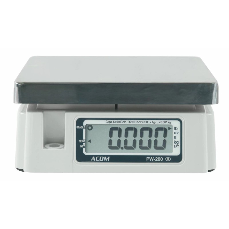 VisionTechShop ACOM PW-200 Digital Portion Control Scale, DUAL Display, Lb/Oz...