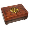 Secret Opening Compass Rose Cartography Box, Enchanted World of Boxes