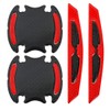 TOTMOX Car Reflective Sticker Door Handle Door Bowl Protection Guards