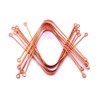 HealthAndYoga(TM) Copper Tongue cleaners-12 pieces