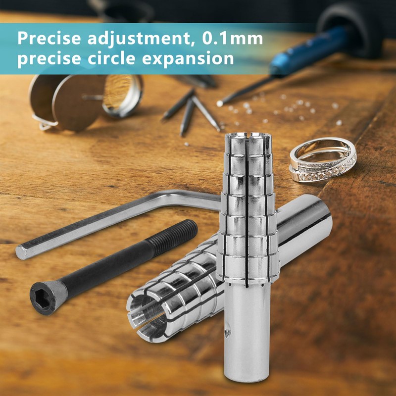 SANTUO 3pcs Ring Stretcher Tool Kit 7-14 Expanding Ring Mandrel